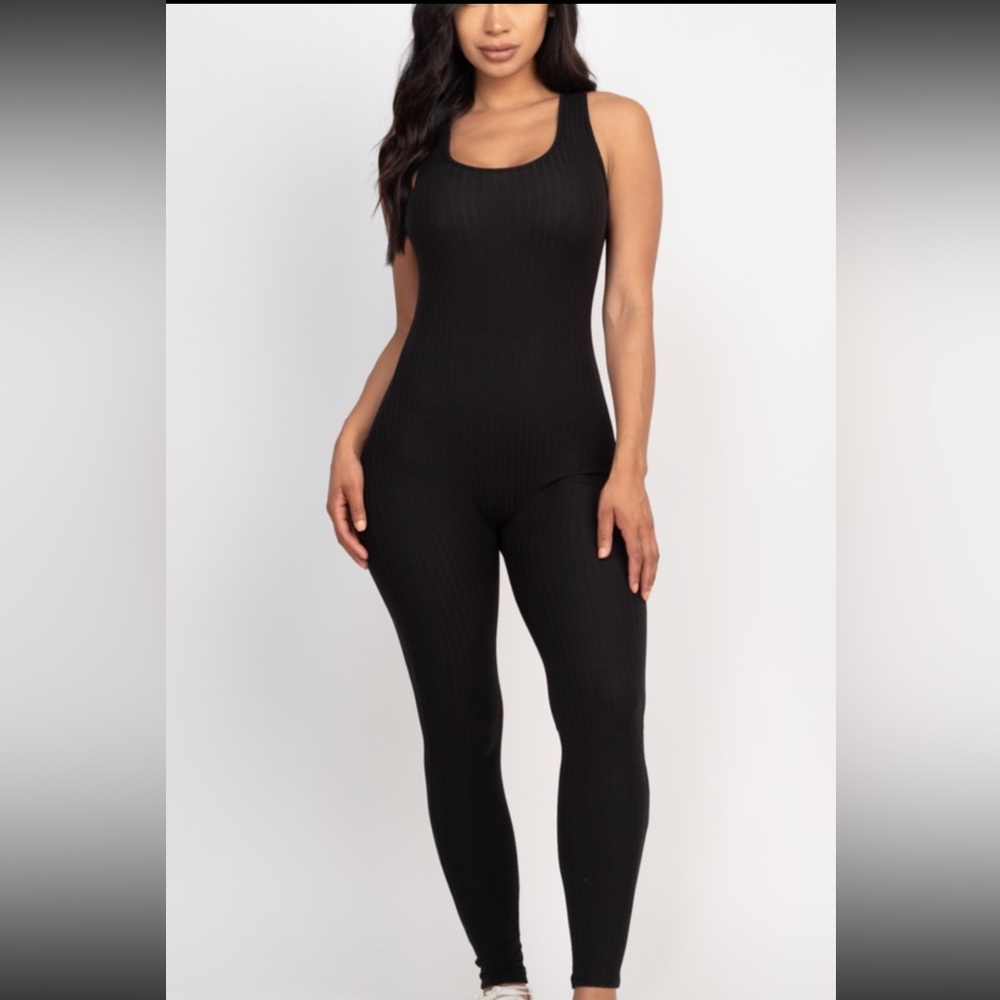 Basic black jumpsuit
